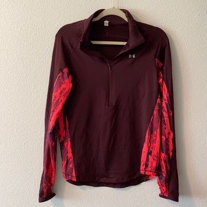 Under Armour, cold gear 1/4 zip, women’s L
